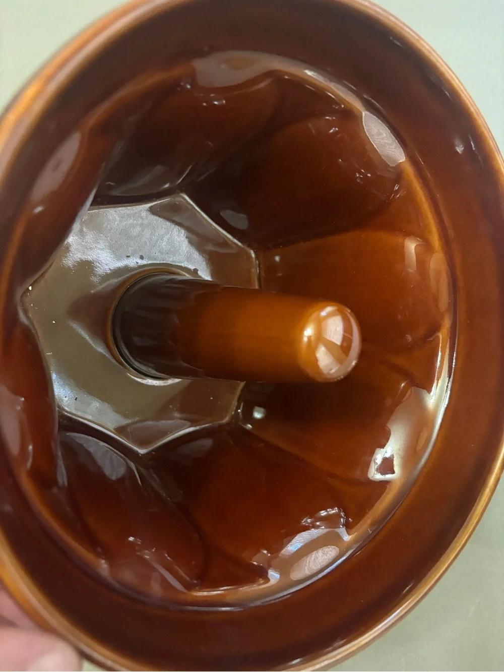 Williams Sonoma Brown Ceramic Monkey Bread Mold